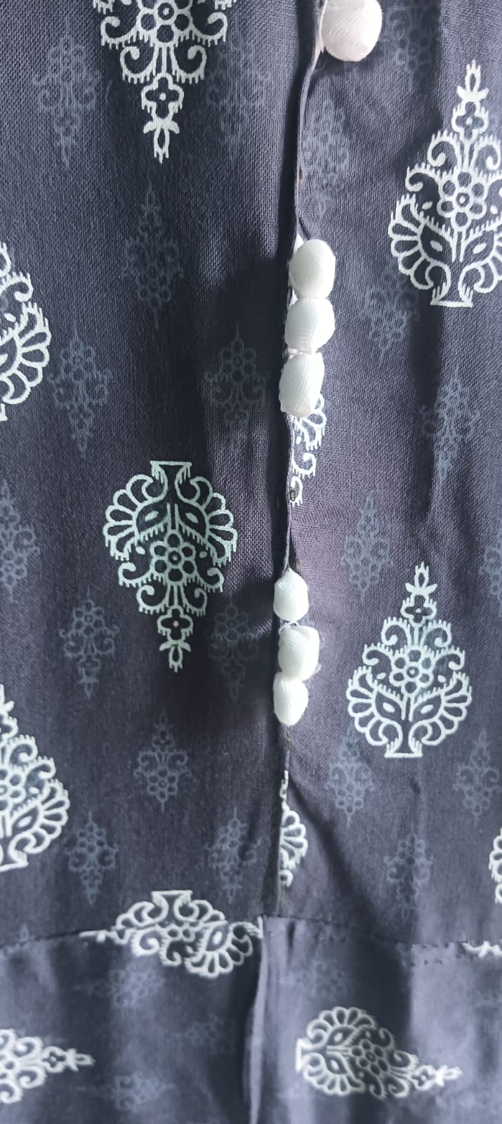 Umbrella Type Kurti - Blue floral