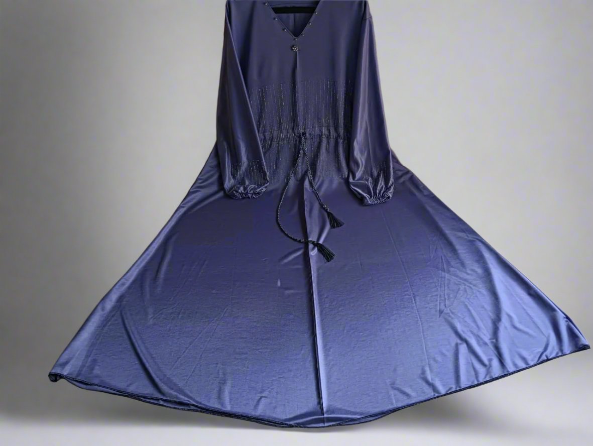 Black Hip Knot Burqa