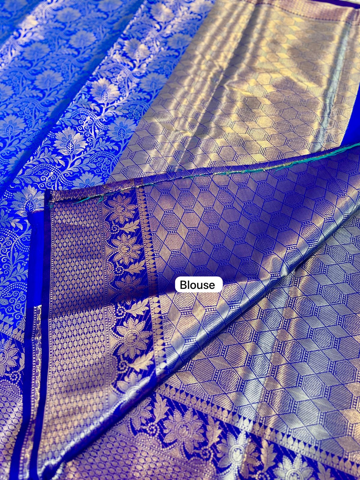 Banarasi Tissue Soft Silk Saree with Zari Border and Jacquard Fancy Blouse – Premium Quality by Rafia Fashions-royal-blue