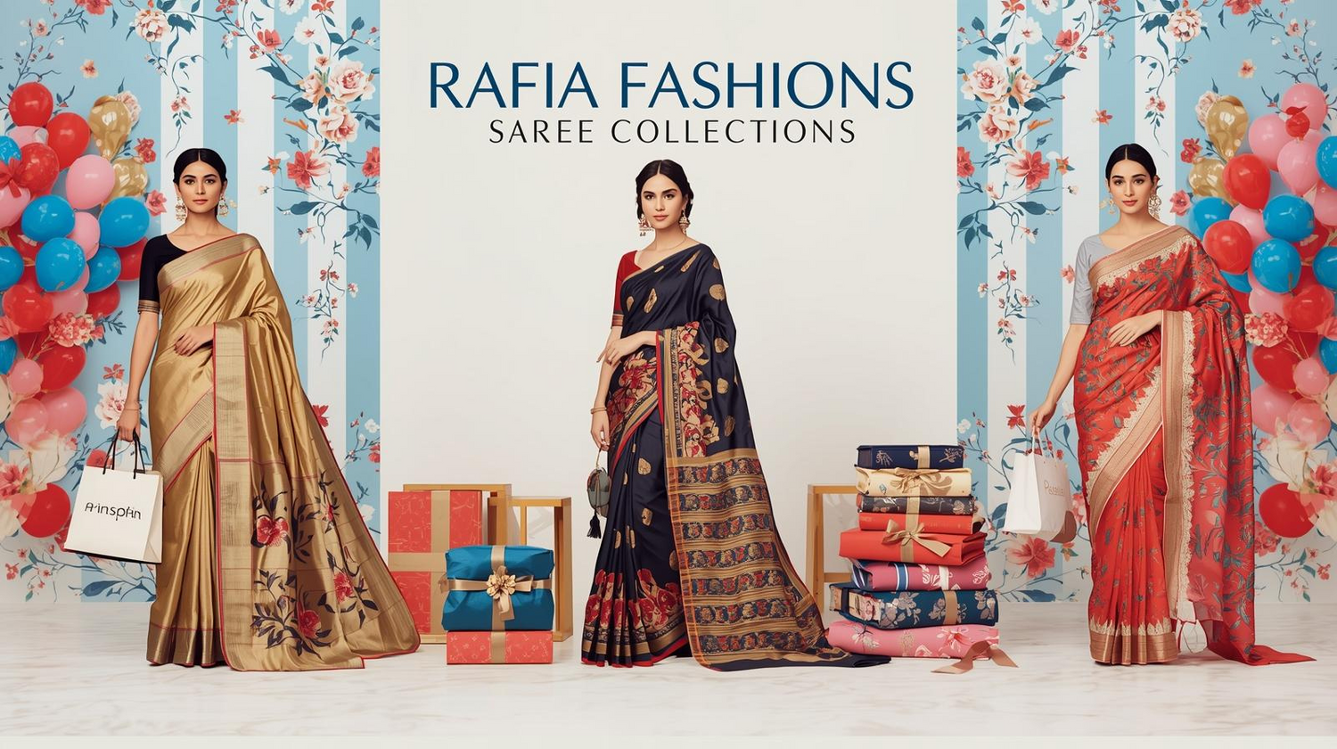 Sarees-Collection-Online-Rafia Fashions