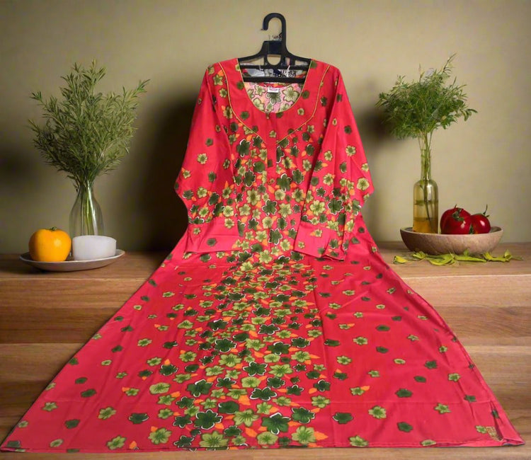 Night-wear-Cotton-Nighty | Rafia Fashions