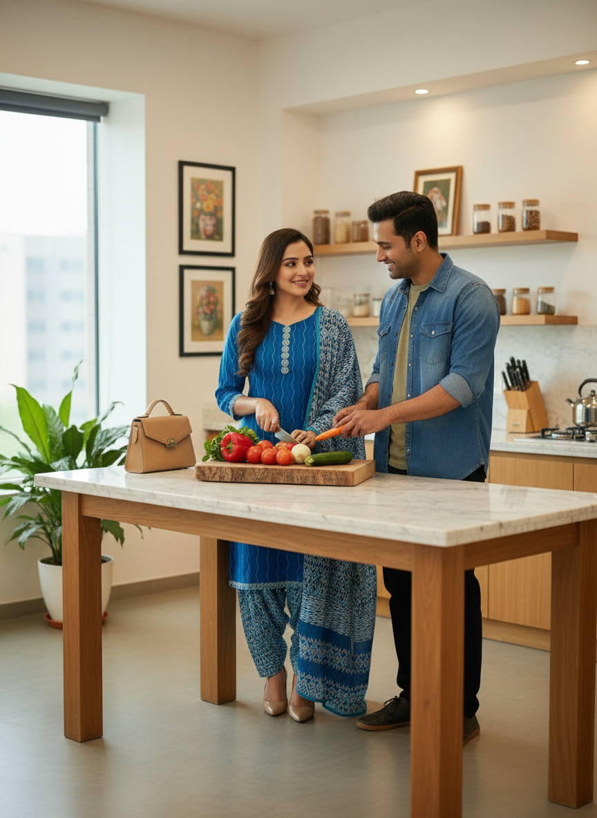 Straight Cut – 3Pc Set-Blue