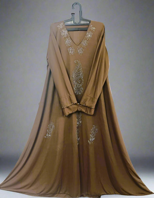 Chocolaty Brown Burqa-Abaya