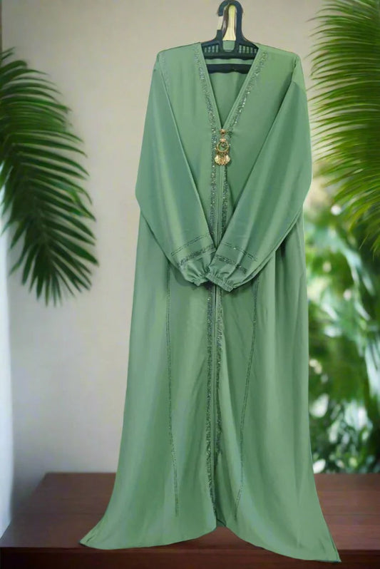 Apple Green Abaya