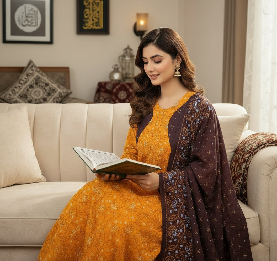 Long-Sleeves-Nighty-With-Dupatta-XL-XXL