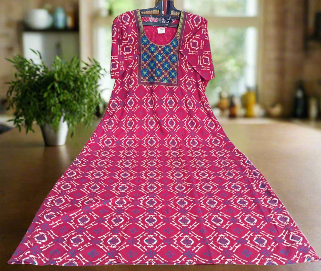 Peacock Pink Nighty