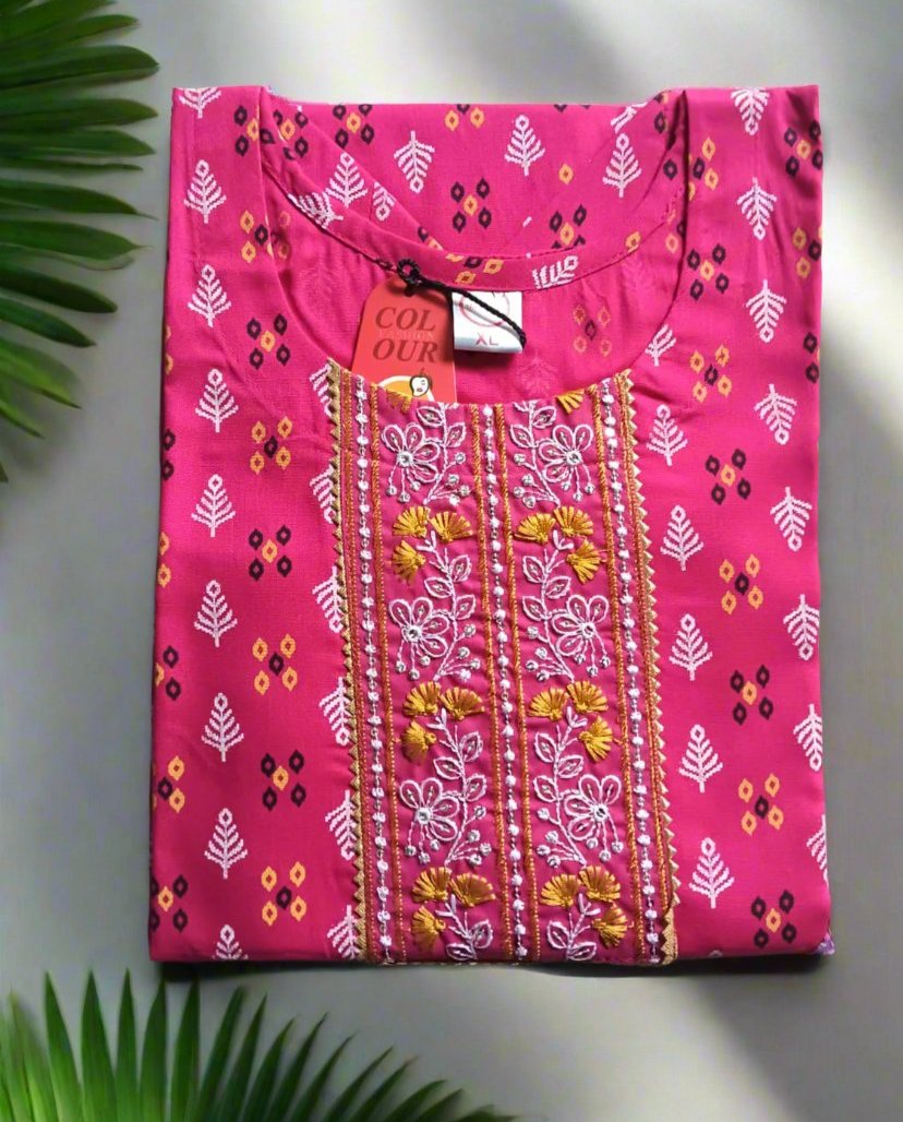 Straight-Cut Kurti - Tops