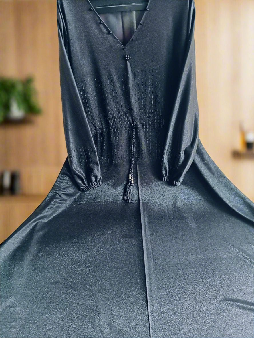 Black Hip Knot Burqa