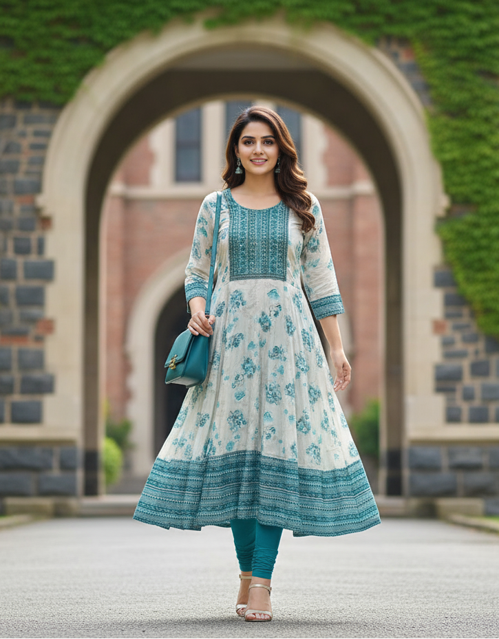 Umbrella Floral Top - 3XL