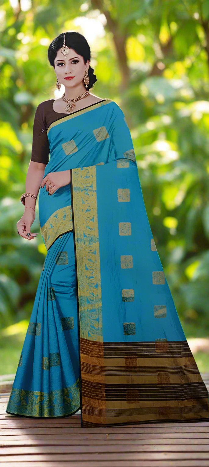 Zari Border Cotton - Saree Collection