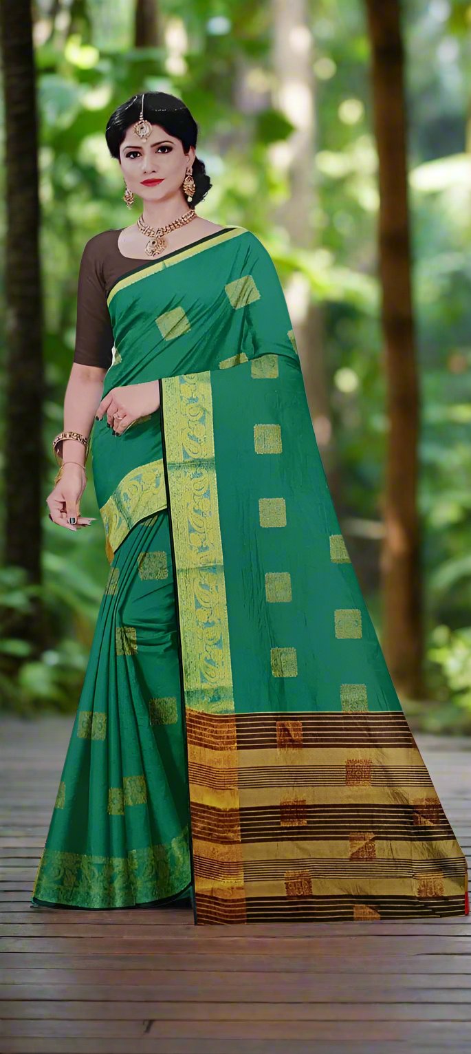 Zari Border Cotton - Saree Collection