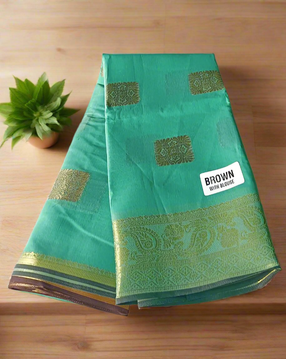 Zari Border Cotton - Saree Collection