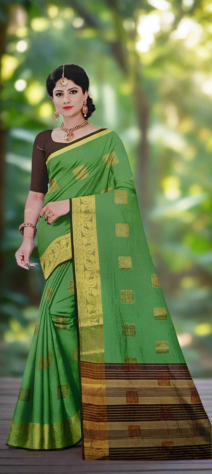 Zari Border Cotton - Saree Collection