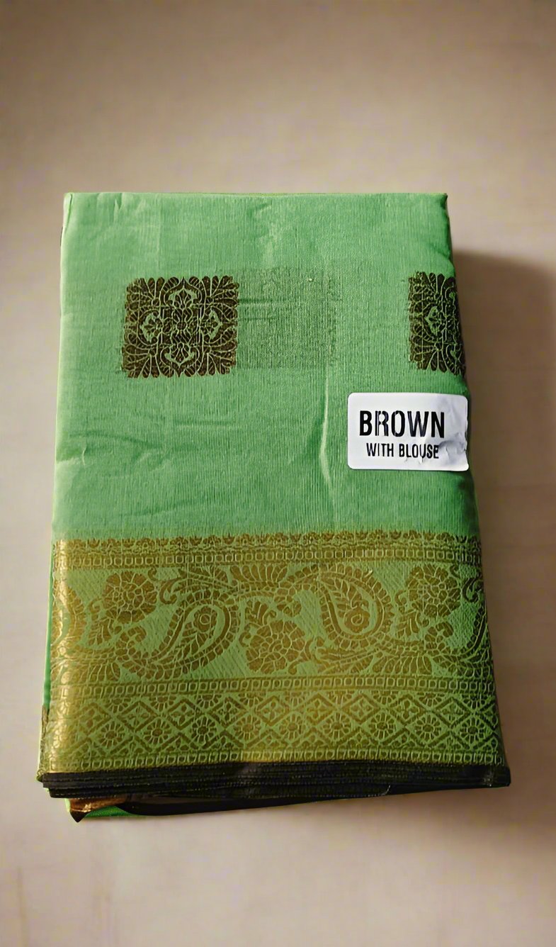 Zari Border Cotton - Saree Collection