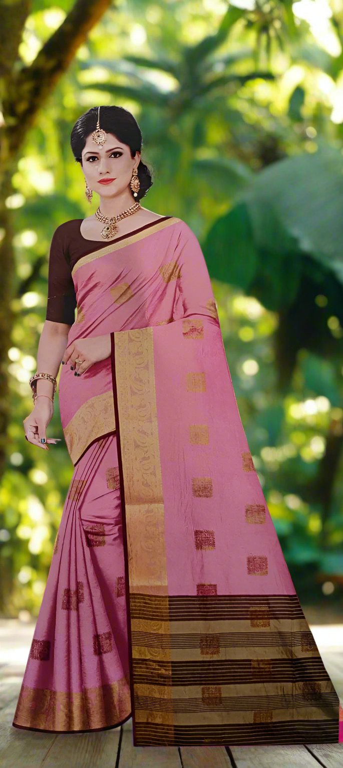 Zari Border Cotton - Saree Collection