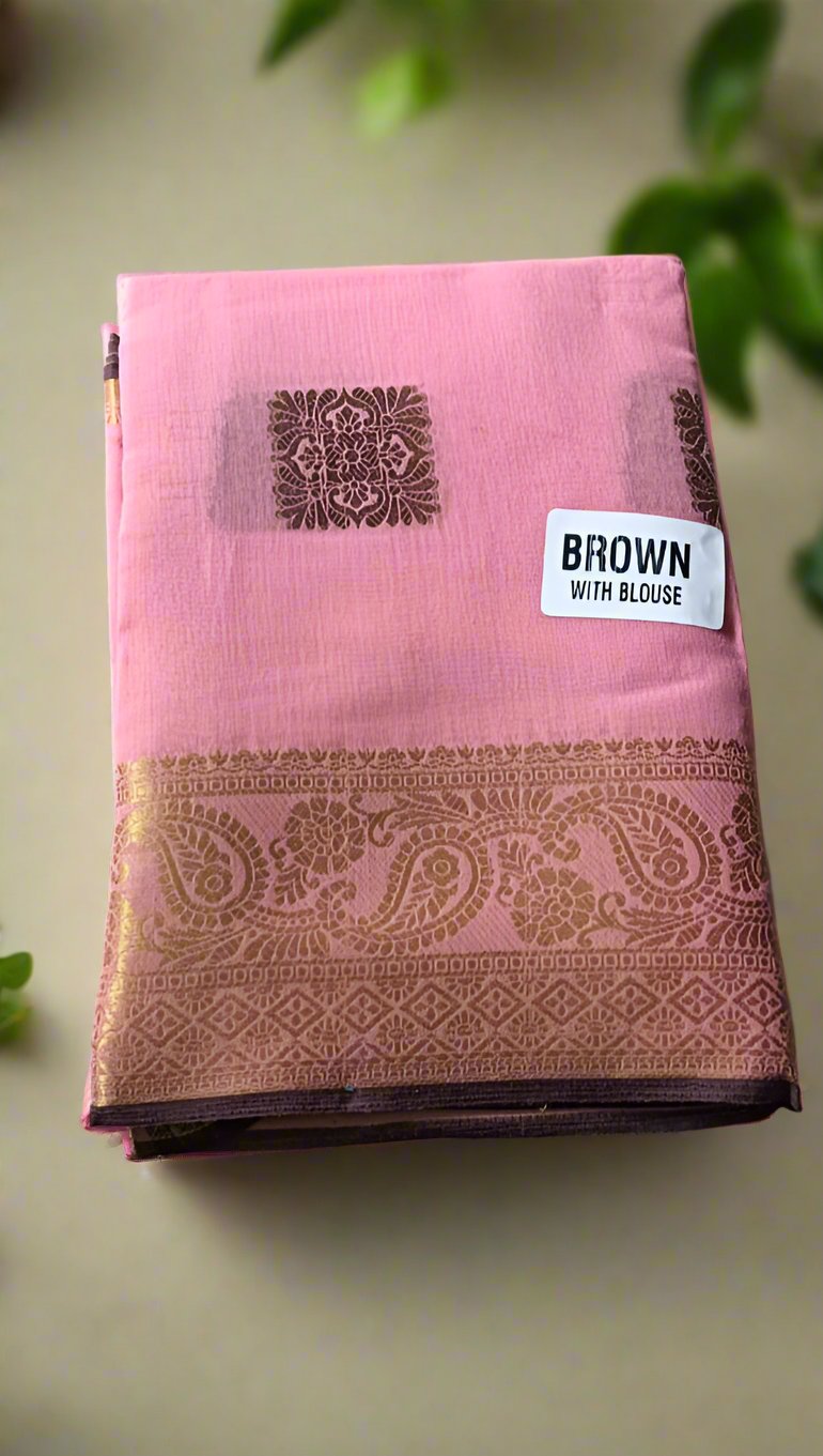 Zari Border Cotton - Saree Collection