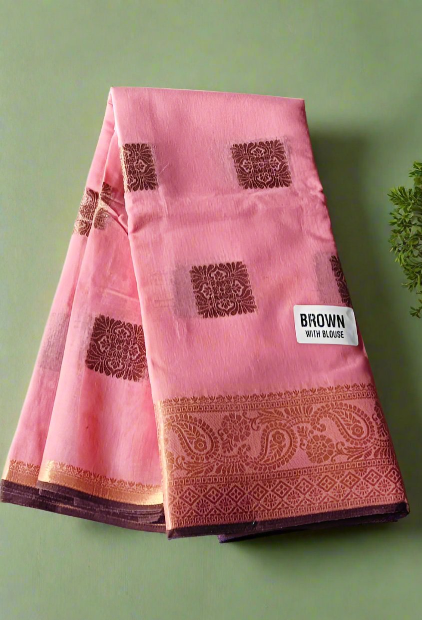 Zari Border Cotton - Saree Collection