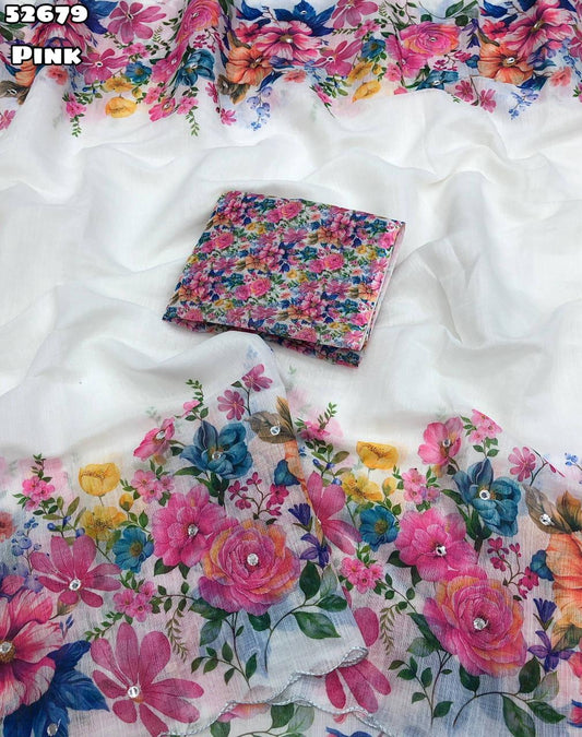 soft-linen-floral-digital-print-saree-embroidery-mirror-work-rafiafashions