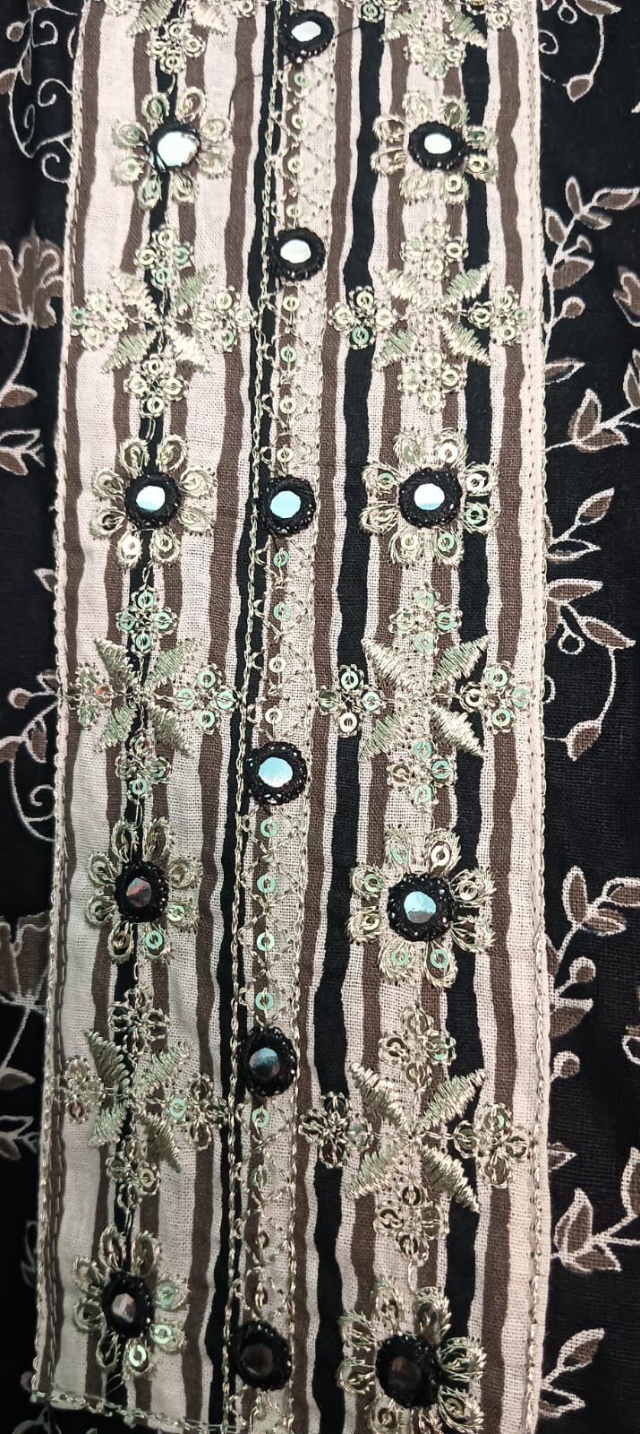 Straight Cut – 3Pc Set-Black and White